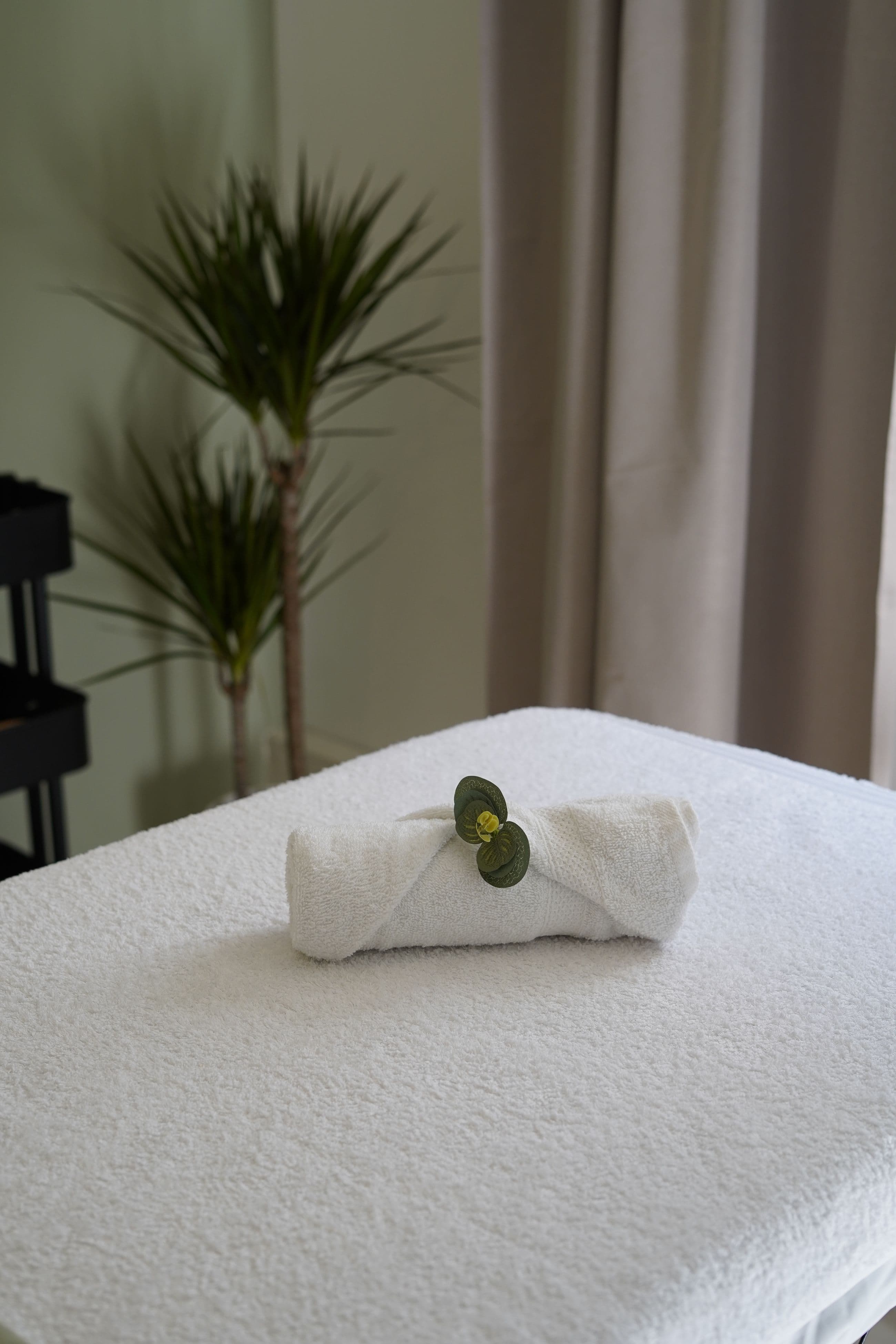 Calm and spotless spa interior at Elements Beauty Spa